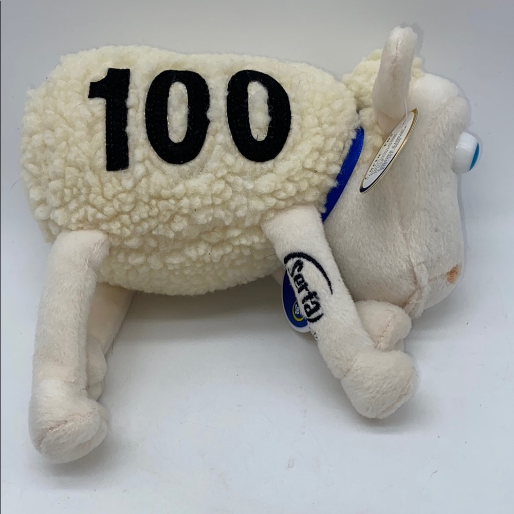 Serta 100 Sheep Lamb Plush Stuffed Animal Toy Leon’s Mattress Advertising Mascot